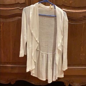 Light white cardigan